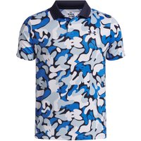 UNDER ARMOUR Performance Printed Poloshirt Jungen 412 - midnight navy/blue atlantis/midnight navy XL (160-170 cm) von Under Armour