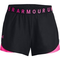 UNDER ARMOUR Play Up Trainingsshorts 3.0 Damen 057 - black/rebel pink/rebel pink XL von Under Armour