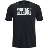UNDER ARMOUR Protect This House T-Shirt Herren 001 - black/white S von Under Armour