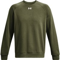 UNDER ARMOUR Rival Fleece Crew Sweatshirt Herren 390 - marine od green/white S von Under Armour