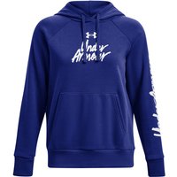 UNDER ARMOUR Rival Fleece Graphic Hoodie Damen 400 - royal/white M von Under Armour