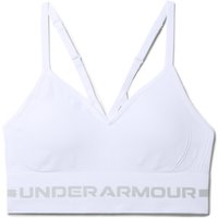 UNDER ARMOUR Seamless Low Long Sport-BH Damen 100 - white/halo gray XL von Under Armour