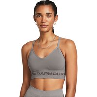 UNDER ARMOUR Seamless Low Long Sport-BH Damen 294 - pewter/fresh clay M von Under Armour