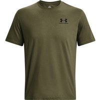 UNDER ARMOUR Sportstyle Left Chest Trainingsshirt Herren 392 - marine od green/black M von Under Armour