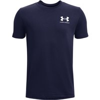 UNDER ARMOUR Sportstyle Logo kurzarm Trainingsshirt Jungen 410 - midnight navy/pitch gray M (137-149 cm) von Under Armour