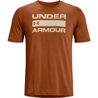 UNDER ARMOUR Team Issue Wordmark kurzarm Trainingsshirt Herren 291 - copper penny/khaki base S von Under Armour