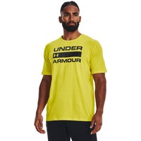 UNDER ARMOUR Team Issue Wordmark kurzarm Trainingsshirt Herren 799 - starfruit/black M von Under Armour