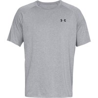 UNDER ARMOUR Tech 2.0 Trainingsshirt Herren 036 - steel light heather/black S von Under Armour