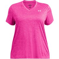 UNDER ARMOUR Tech Twist T-Shirt Damen 652 - rebel pink/pink elixir/white 1X von Under Armour