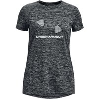 UNDER ARMOUR Tech Twist Trainingsshirt Mädchen 001 - black/white M (137-149 cm) von Under Armour