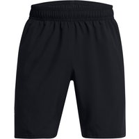 UNDER ARMOUR Woven Shorts Herren 002 - black/high vis yellow M von Under Armour