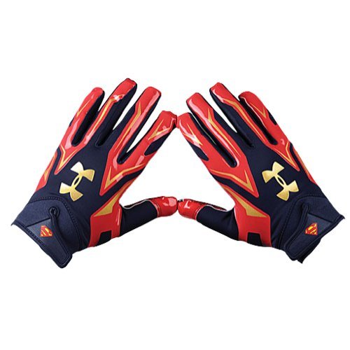 Under Armour Alter Ego F4 American Football Handschuhe - Superman (Small) von Under Armour