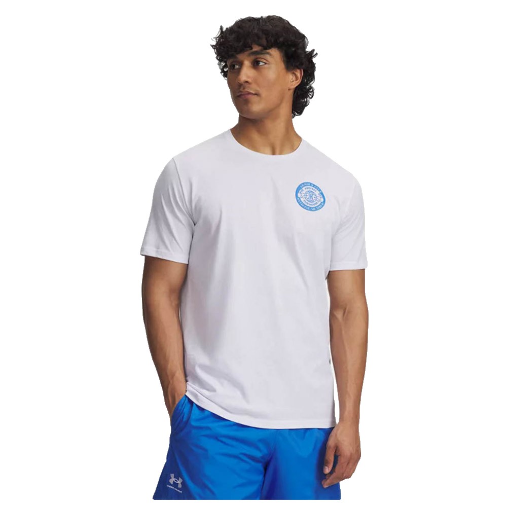 Under Armour Armour Club Short Sleeve T-shirt Weiß S / Regular Mann von Under Armour