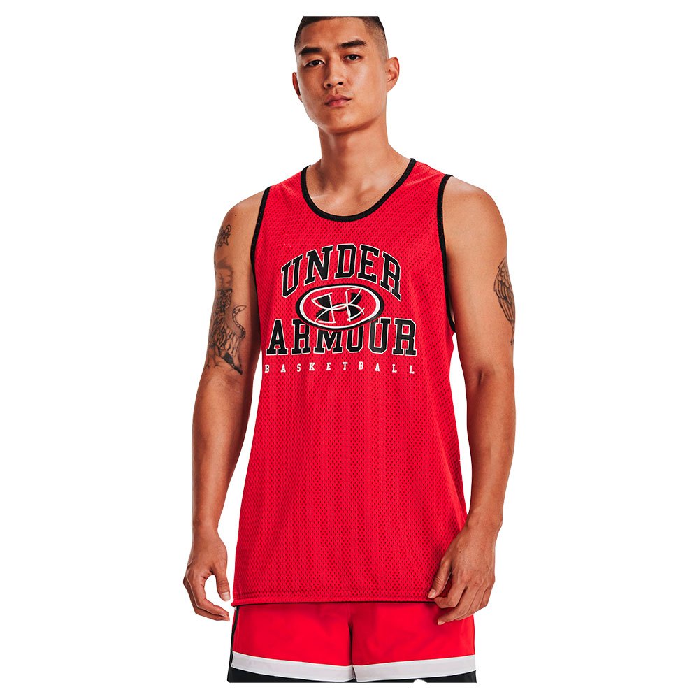 Under Armour Baseline Reversible Sleeveless T-shirt Rot XL Mann von Under Armour