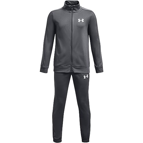 Under Armour Boys Two Piece Sets Boys' Ua Knit Track Suit, Pitch Gray, 1363290-014, YLG von Under Armour