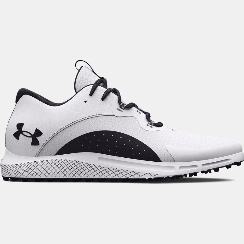 Under Armour Charged Draw 2 Spikeless Golfschuhe für Herren Weiß / Schwarz / Schwarz 44.5 von Under Armour