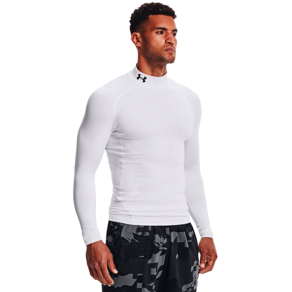 Under Armour Coldgear Armour Comp Mock Long Sleeve T-shirt Weiß XL / Regular Mann von Under Armour