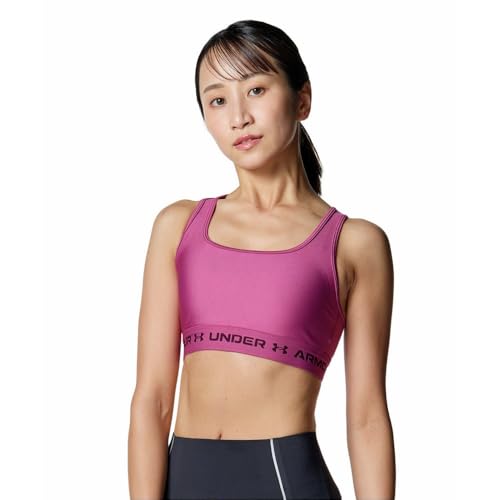 Under Armour Crossback Mid BH - Fuchsia Dusk/Dark Maroon - XL von Under Armour