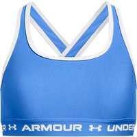 Under Armour Crossback Mid Solid Sport-BH Mädchen in blau, Größe: XS von Under Armour