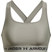 Under Armour Crossback Mid Sport-BH Damen in grün, Größe: XS von Under Armour