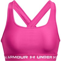 Under Armour Crossback Mid Sport-BH Damen in pink, Größe: XL von Under Armour