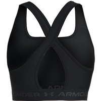 Under Armour Crossback Mid Sport-BH Damen in schwarz, Größe: S von Under Armour