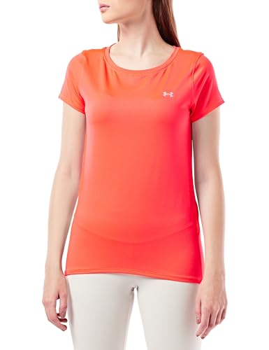 Under Armour Damen HeatGear Armour Short-Sleeve T-Shirt, (628) Beta/Irisierend, M von Under Armour