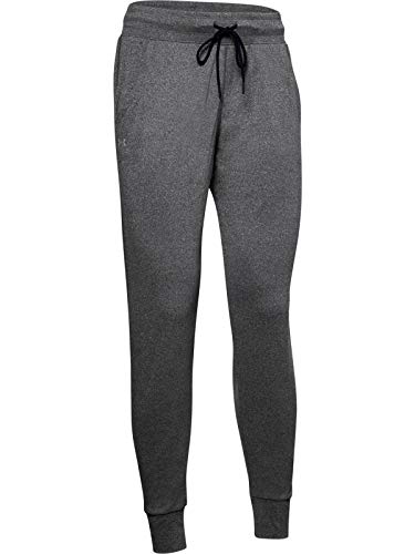 Under Armour Tech Pant 2.0, komfortable und schnell trocknende Jogginghose für Frauen, sehr weiche Damen Sporthose mit Anti-Odor Technologie Damen, Black / Metallic Silver , XS von Under Armour