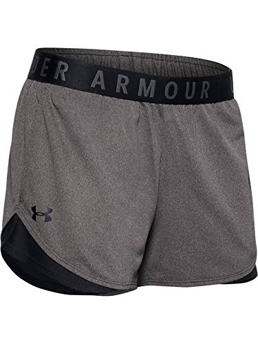 Under Armour Women's Play Up 3.0 atmungsaktive Sporthose, komfortable Sportshorts mit Loser Passform, Grey, X-Large von Under Armour
