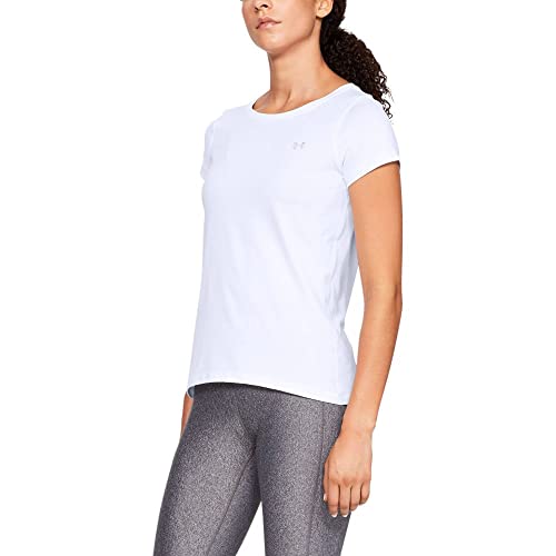 Under Armour Damen UA HeatGear Armour Short Sleeve, atmungsaktives T-Shirt für Frauen, kurzärmliges Funktionsshirt mit enganliegender Passform von Under Armour