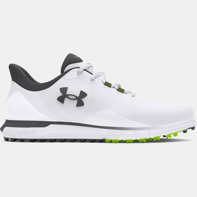 Under Armour Drive Fade Golfschuhe ohne Spikes für Herren Weiß / Weiß / Titan Grau 42 von Under Armour