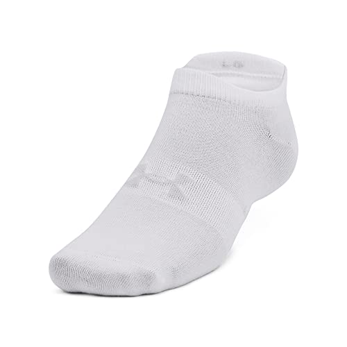 Under Armour Essential No Show 6pk Socken, Weiß, S von Under Armour