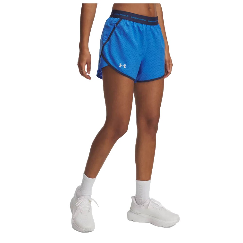 Under Armour Fly By 3´´ Novelty Shorts Blau L Frau von Under Armour