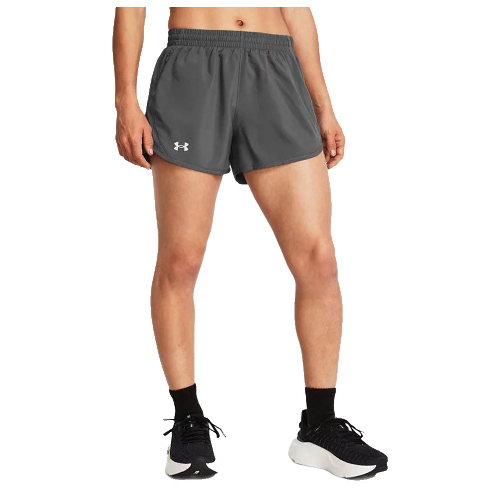 Under Armour Fly By 3´´ Shorts Grau S Frau von Under Armour