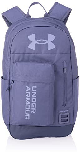 Under Armour Halftime Backpack, (558) Tempered Steel/Midnight Navy/Aurora Purple, One Size Fits All von Under Armour