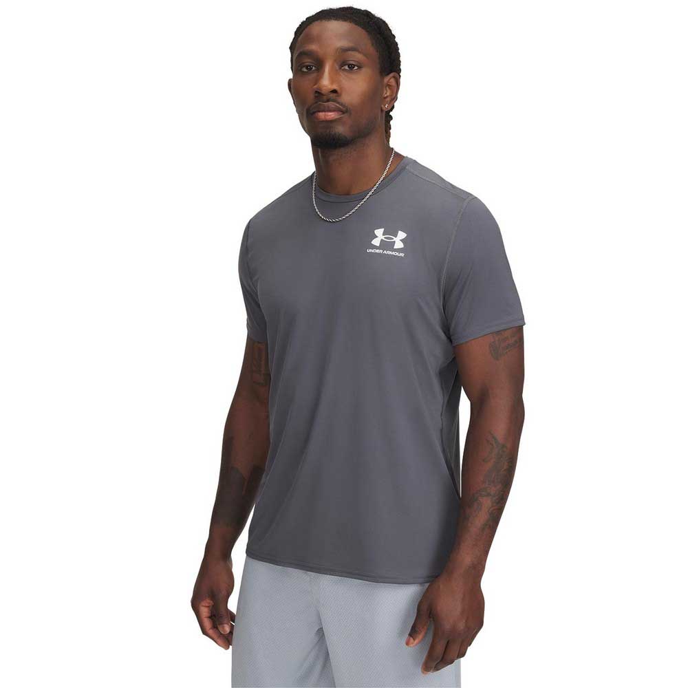 Under Armour Heatgear Fitted Short Sleeve T-shirt Grau M Mann von Under Armour
