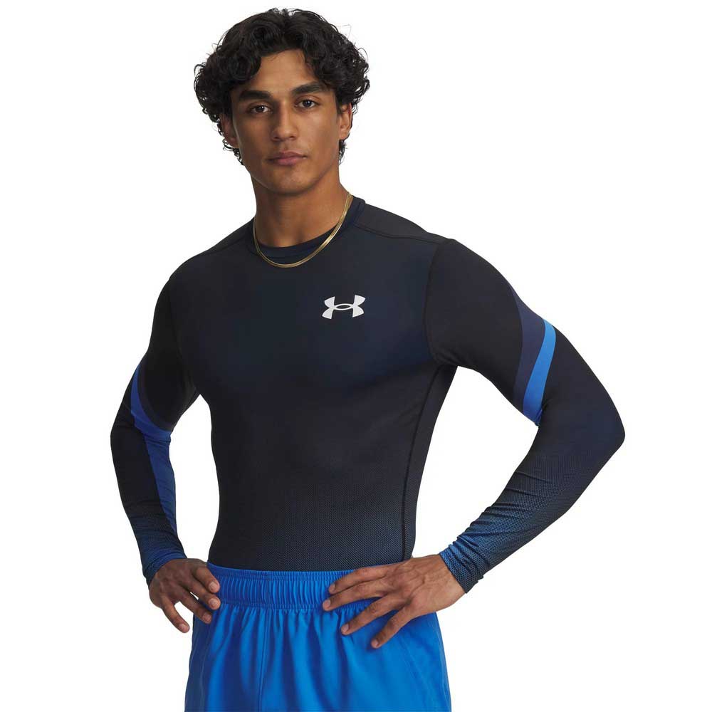 Under Armour Heatgear Sub Crew Long Sleeve T-shirt Blau S Mann von Under Armour