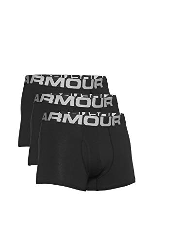 Under Armour Herren Charged Cotton 3in 3 Pack, elastische und schnelltrocknende Boxershorts, extra bequeme Unterhosen mit 4-Way-Stretch im 3er-Pack von Under Armour