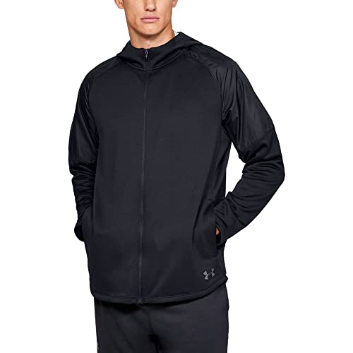 Under Armour Herren Oberteil MK1 Terry FZ Hoodie, Schwarz, MD, 1327404-001 von Under Armour