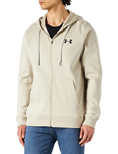 Under Armour Herren Oberteil Rival Fitted Full Zip, Braun, SM, 1302290-289 von Under Armour