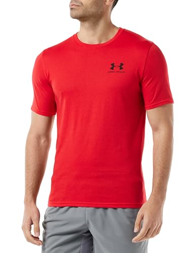 Under Armour Herren Sportstyle Left Chest, komfortables T-Shirt für Männer mit Logo auf der linken Brust, Sportshirt mit loser Passform von Under Armour
