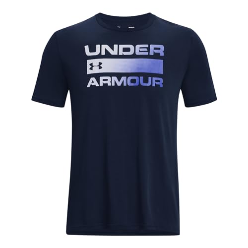Under Armour Herren Trainingsshirt UA Team Issue Wordmark Kurzarm , Blau, L von Under Armour