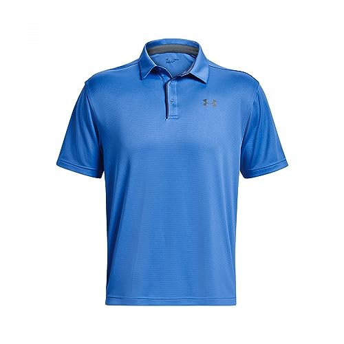 Under Armour Herren Tech Golf Polo T-Shirt, (469) Wasser/Pitch Gray, S von Under Armour