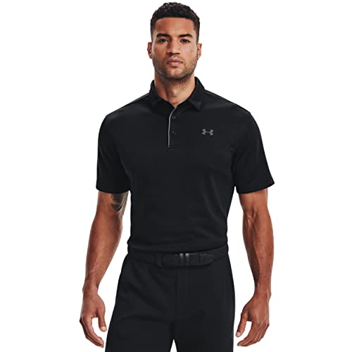 Under Armour Herren Tech Golf Poloshirt,schwarz (Black (001)), 3XLT von Under Armour