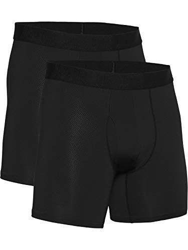 Under Armour Herren Tech Mesh Boxerjock (15 cm) 2er-Pack, schnelltrocknende und hoch atmungsaktive Boxershorts, komfortable Unterwäsche für heiße Tage von Under Armour