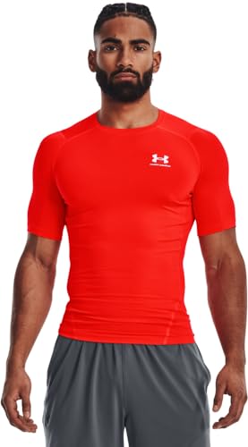 Under Armour Herren Comp Ss kurzärmliges T-shirt, Red / White, XL, 1361518 von Under Armour