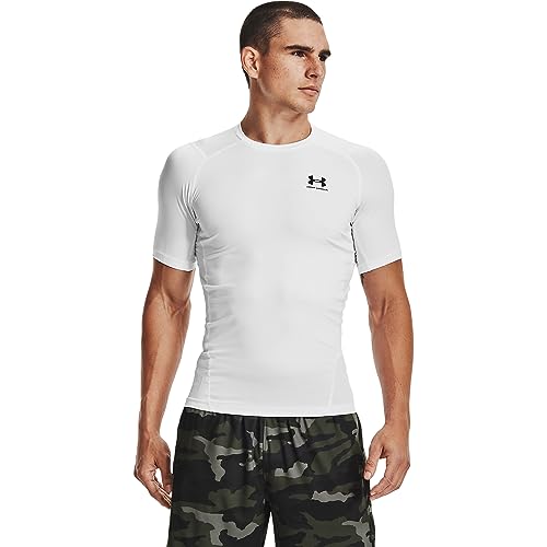 Under Armour Herren UA HG Armour Comp SS, kurzärmliges Funktionsshirt, schnelltrocknendes T-Shirt mit Kompressionspassform von Under Armour