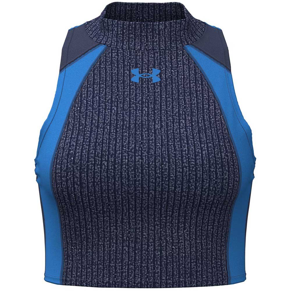 Under Armour Hg Rib Sleeveless T-shirt Blau L Frau von Under Armour