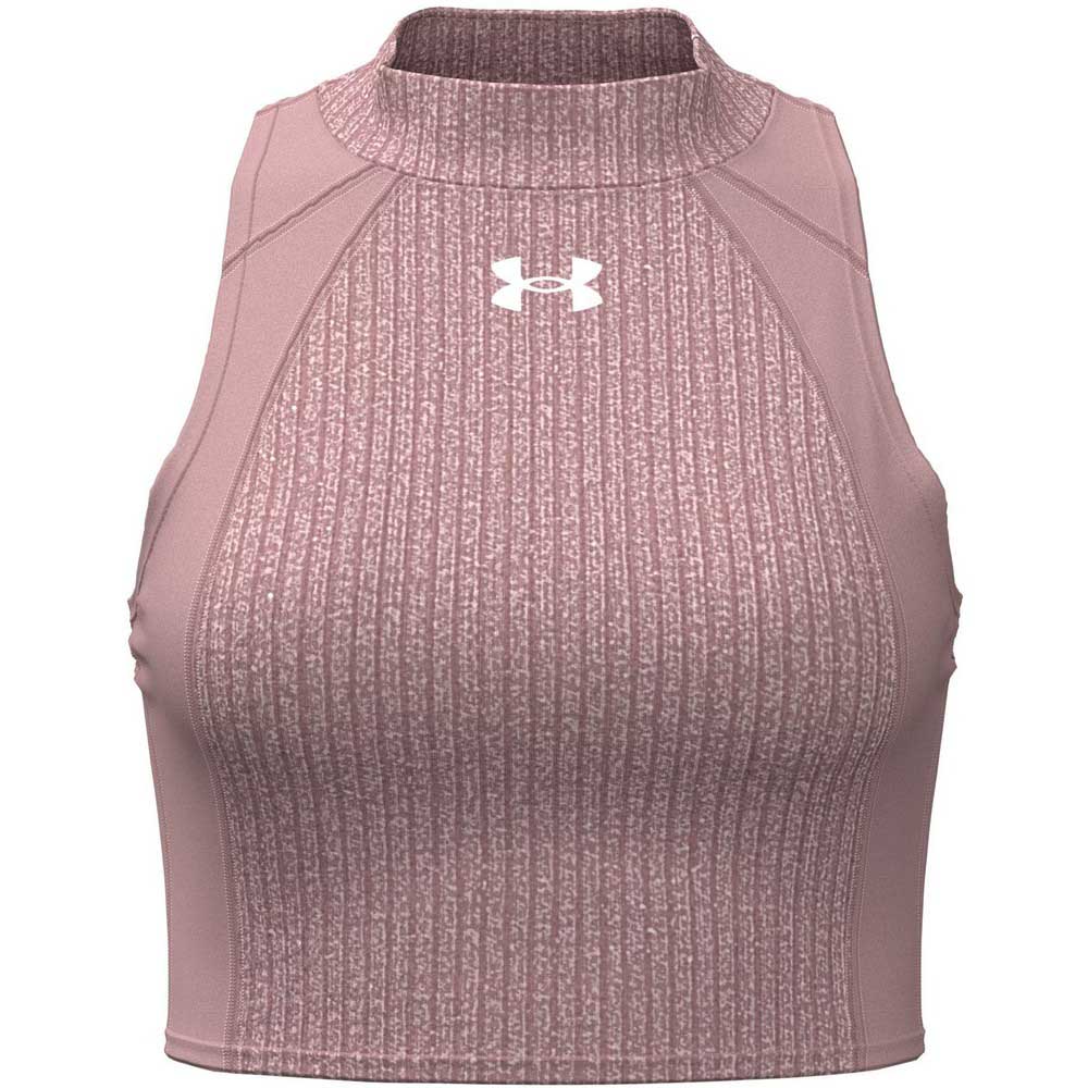 Under Armour Hg Rib Sleeveless T-shirt Rosa S Frau von Under Armour