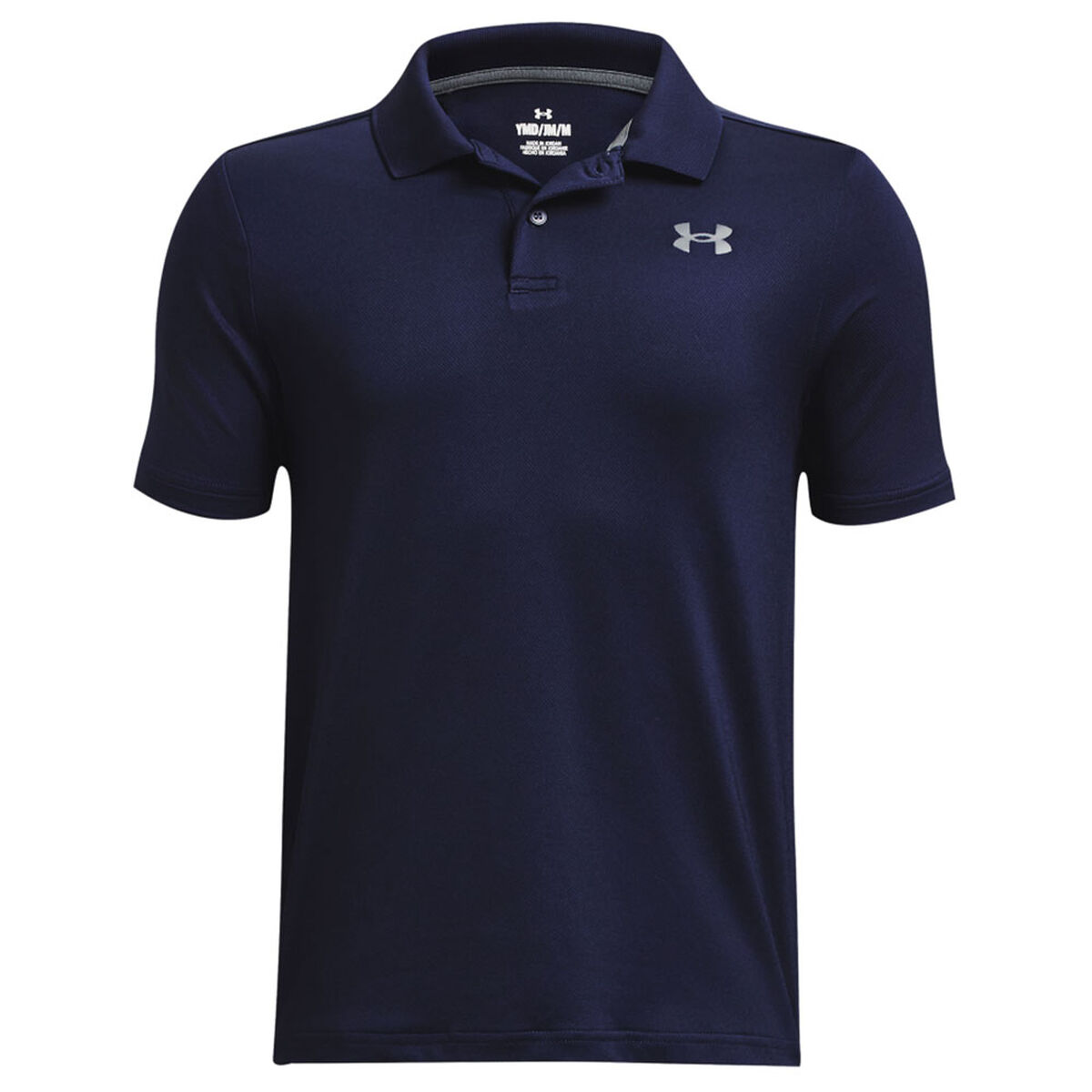 Under Armour Junior Performance Golf Polo Shirt, Unisex, Midnight navy/pitch gray, 11-12 years | American Golf von Under Armour